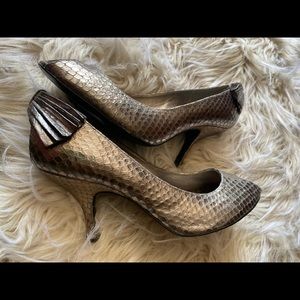 BCBGirls  metallic silver heels